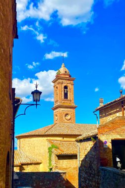 Tuscany 'deki büyüleyici ortaçağ kasabası Montepulciano