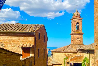 Tuscany 'deki büyüleyici ortaçağ kasabası Montepulciano