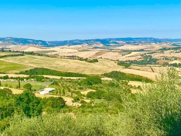 Espléndida Vista Las Colinas Toscana — Foto de Stock