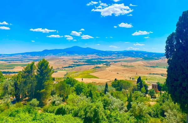 Beautiful Tuscan Landscape View High Point — Stock Photo, Image