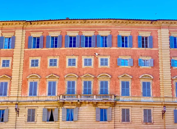Старые Дома Старом Городе Сиена Тоскане — стоковое фото
