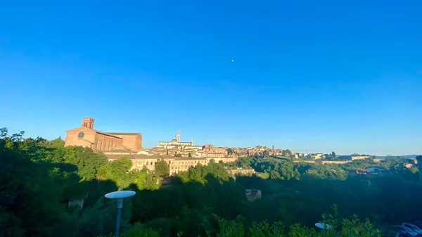 Vista Sulla Storica Città Siena Toscana — Foto Stock