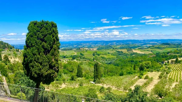 View Hill Tuscany — Stock Photo, Image