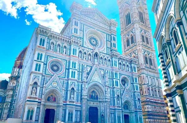 Majestatyczny Cattedrale Santa Maria Del Fiore Florencji — Zdjęcie stockowe