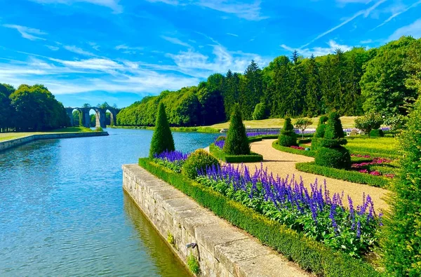 Charmant Château Historique Chteau Maintenon France — Photo