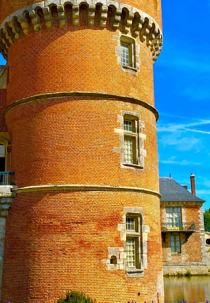 Das Charmante Historische Schloss Von Chteau Maintenon Frankreich — Stockfoto