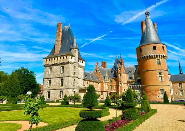 Charming Historic Castle Chteau Maintenon France Stock Snímky