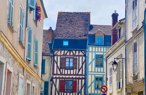 Чарівність Збережена Середньовічним Містом Провен Франції — стокове фото