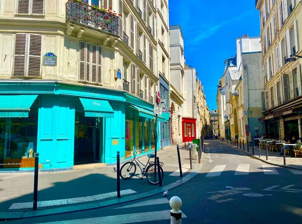 Corner Street Cafe Quartier Latin Paris — ストック写真