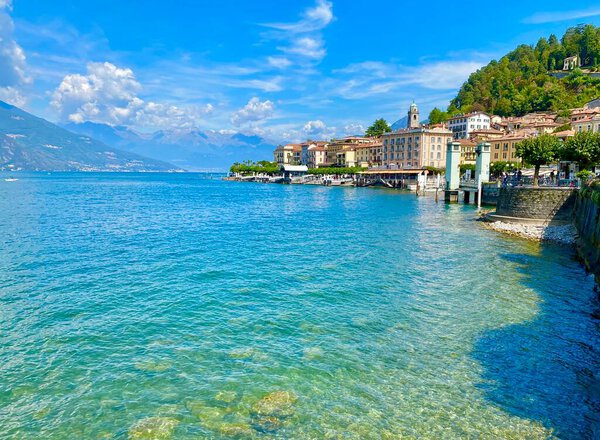 View of Bellagio on lake Como