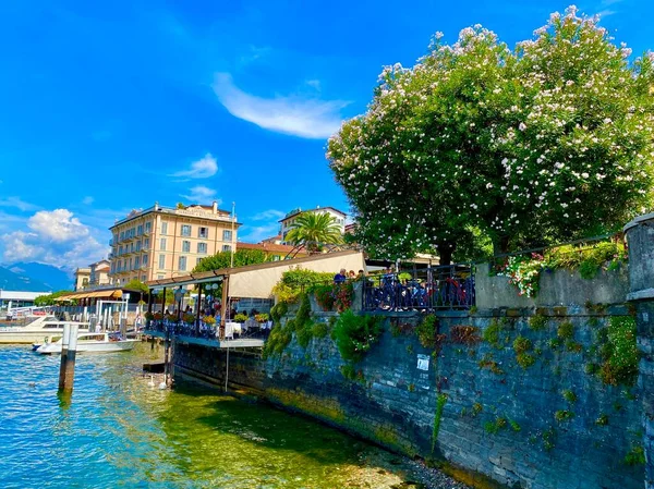 Huizen Stad Bellagio Aan Het Comomeer Italië — Stockfoto