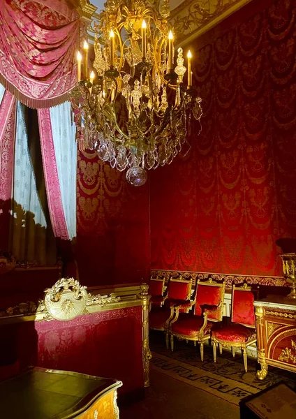 Interior Royal Palace Fontainebleau France — Stock Photo, Image