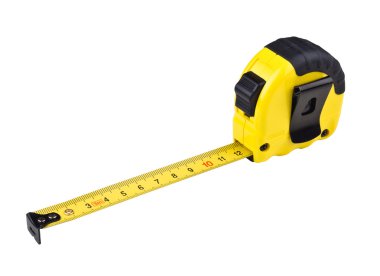 Yellow tape measure clipart