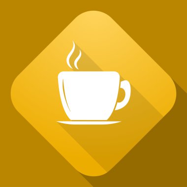 vektör simgesi ile uzun gölge Kupası