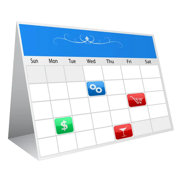 Calendario — Vector de stock