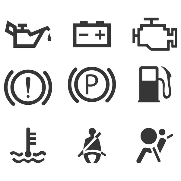 Car interface symbols