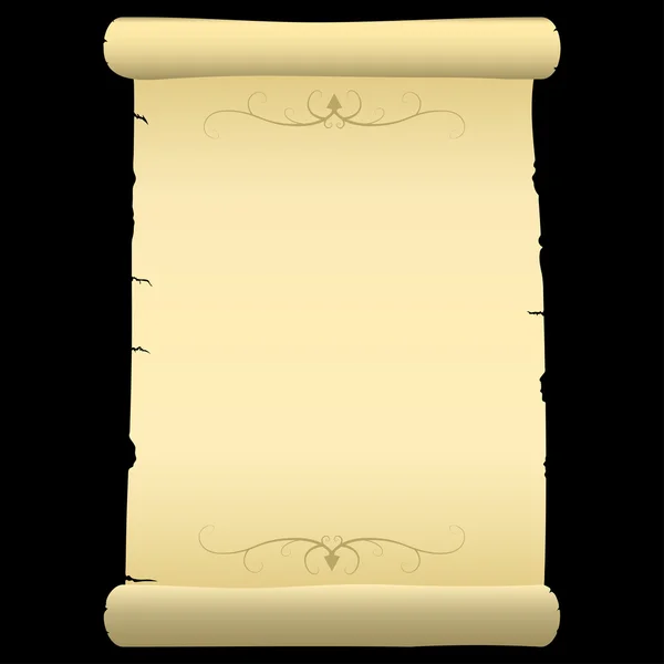 Blank Ancient Parchment — Stock Vector