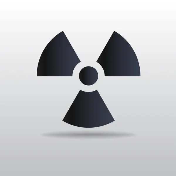 Icona vettoriale delle radiazioni — Vettoriale Stock
