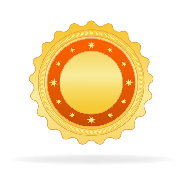 Badge doré — Image vectorielle