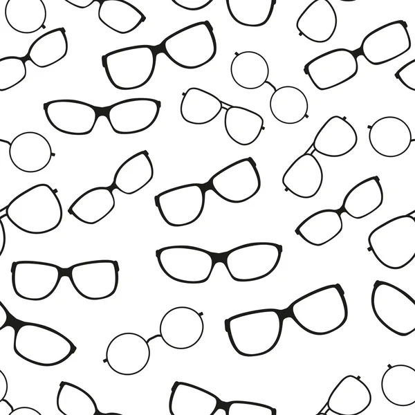 Seamless pattern with glasses — Stock Vector