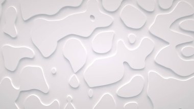 Yüzeyde pürüzsüz fraktal ses çizgili dalgalar. Parlak, sütlü arka plan.