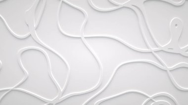 Yüzeyde pürüzsüz fraktal ses çizgili dalgalar. Parlak, sütlü arka plan.