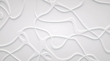 Yüzeyde pürüzsüz fraktal ses çizgili dalgalar. Parlak, sütlü arka plan.