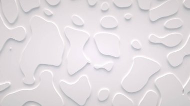 Yüzeyde pürüzsüz fraktal ses çizgili dalgalar. Parlak, sütlü arka plan.