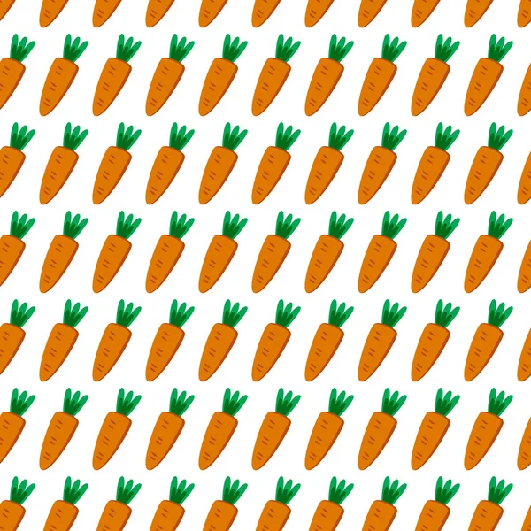 Seamless pattern with carrots — Stock Vector