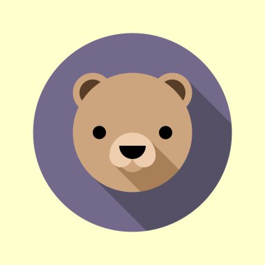 sevimli küçük ayı simgesi