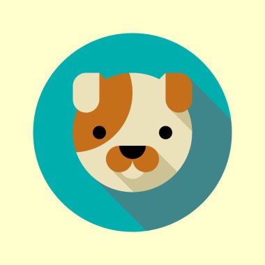 Cute puppy icon
