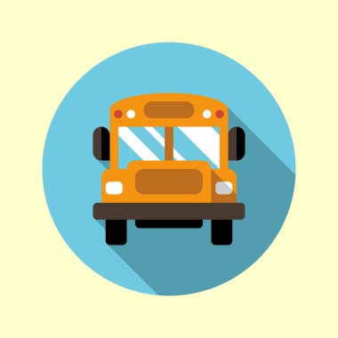 okul servisi simgesi.