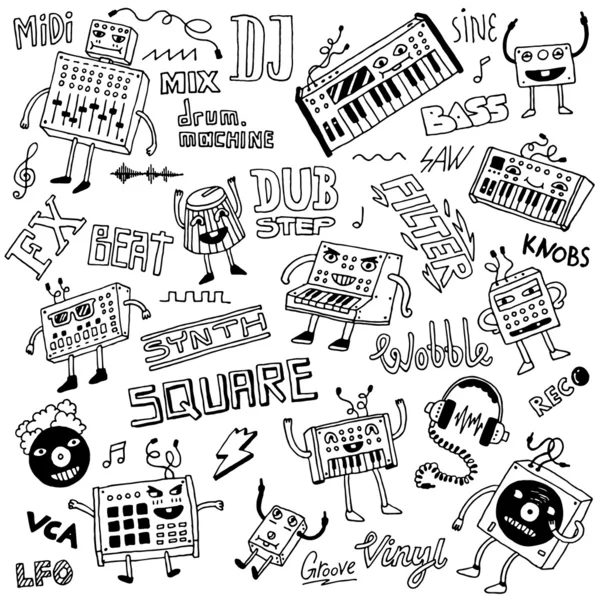 MIDI denetleyicileri synthesizer doodles