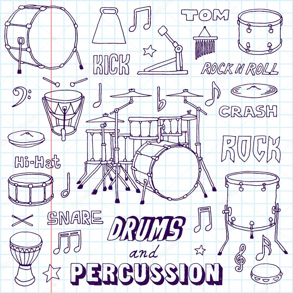 Drums and Percussion illustration