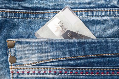 kredi kartı cebinde