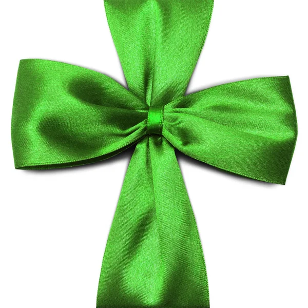 Green bow — Stock Photo, Image