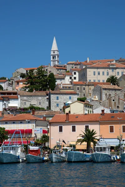 Porto marittimo nella città di Vrsar — Foto Stock