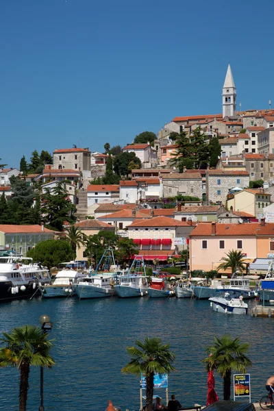 Porto marittimo nella città di Vrsar — Foto Stock