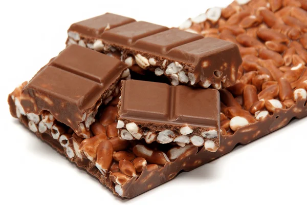 Chocolate with rice — Stock Photo, Image