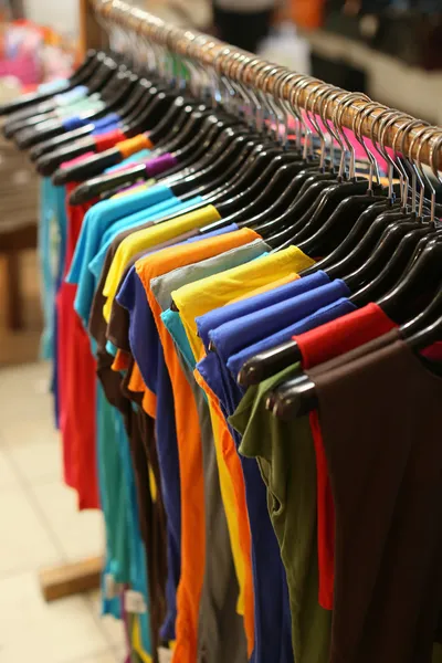 A ruházati boltban — Stock Fotó