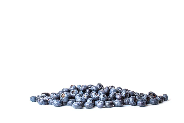 Heap of blueberries isolated on white background — Stock Photo, Image