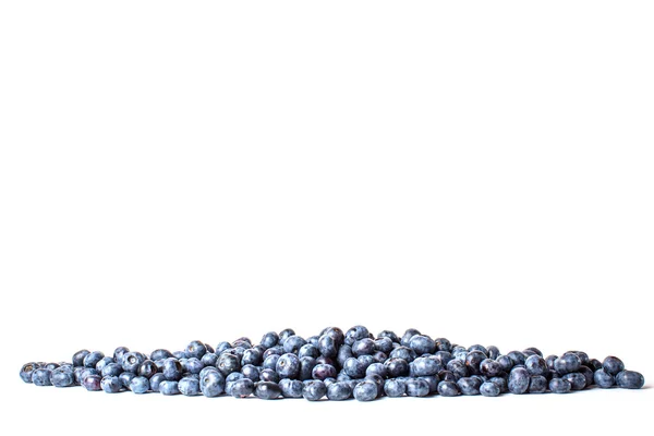 Heap of blueberries isolated on white background — Stock Photo, Image