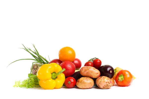 Vegetables isolated on a white background — Stock Photo, Image