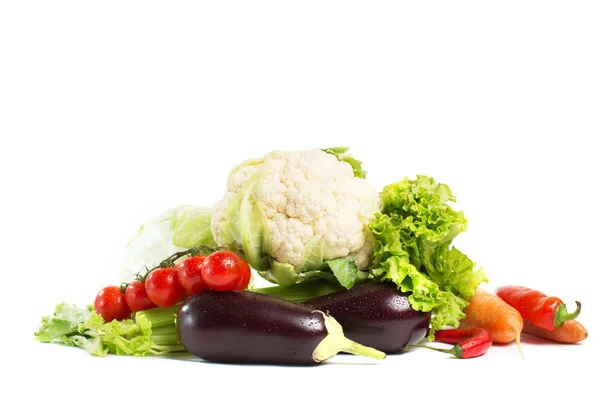 Légumes isolés sur fond blanc — Photo