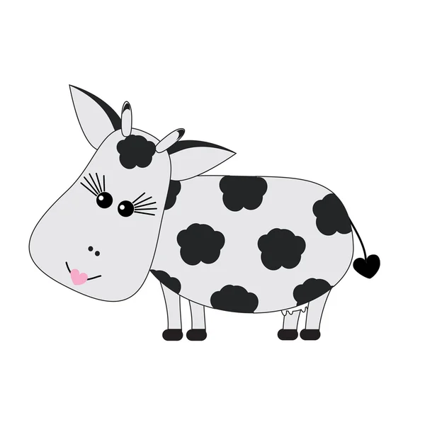 Illustration of cow — Stock Vector