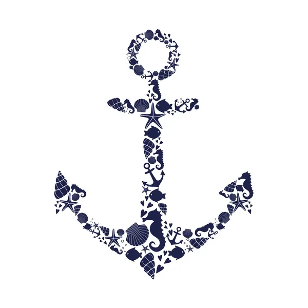 Anchor vector illustration — Stock Vector