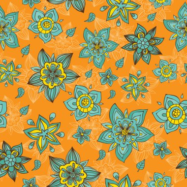 Vektör çiçek deseni