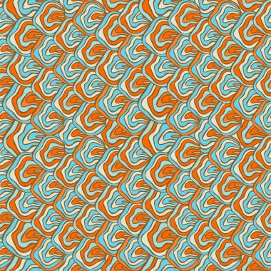 vektör soyut psychedelic seamless modeli