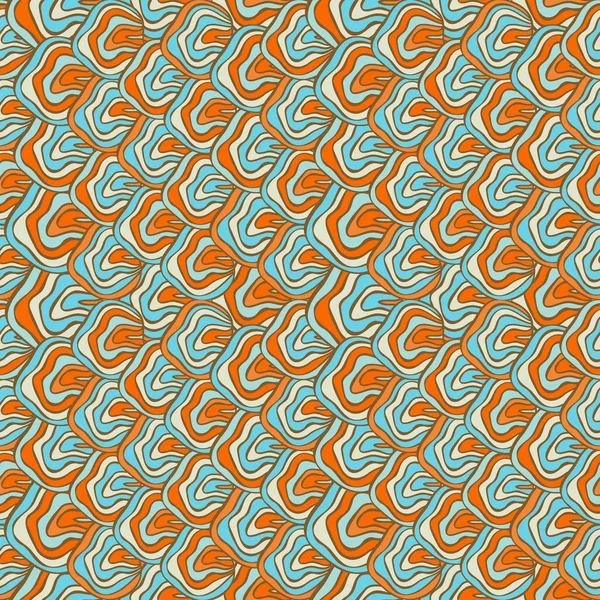 Vektor abstrakte psychedelische nahtlose Muster — Stockvektor