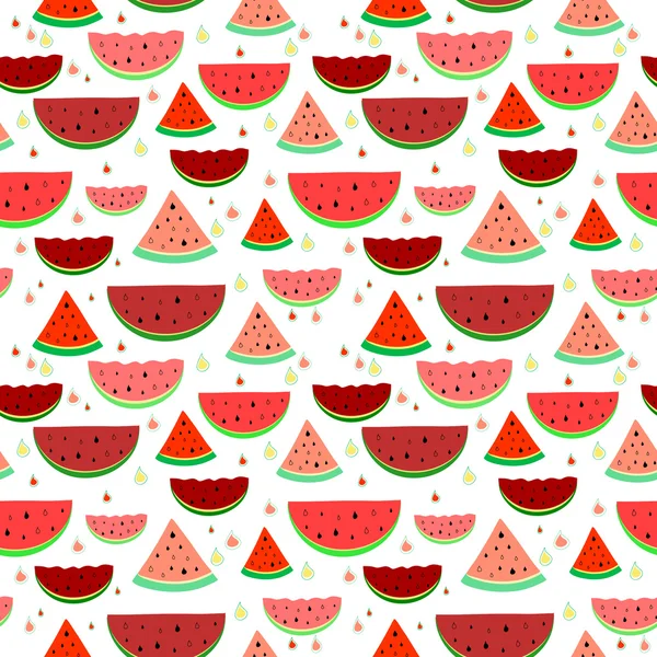 Funny watermelons — Stock Vector